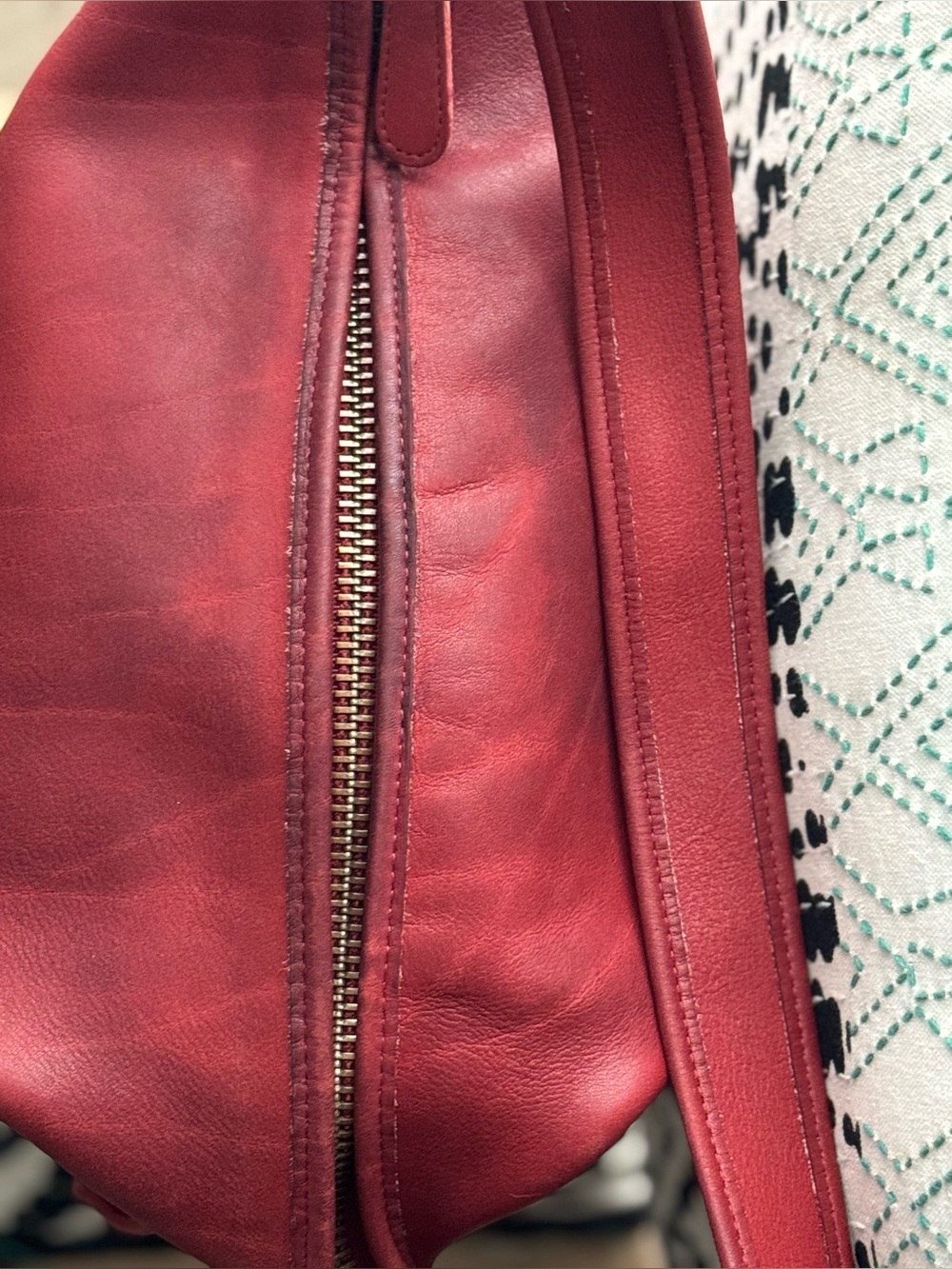 Vintage COACH 9085 XL Duffle Sac Feed Bag RED ❤️‍🔥 - Picture 6 of 11